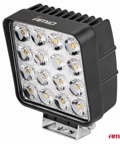 Lámpara de trabajo LED AWL05 EMC 108x108 48W FLAT 9-60V