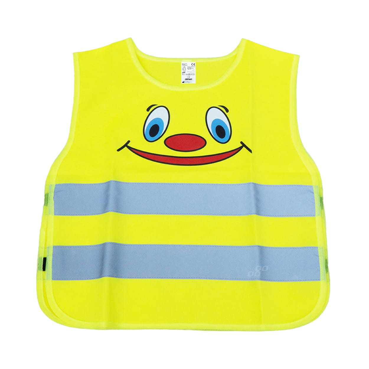Chaleco de seguridad amarillo para ninos posee certificado AMIO-01737 1 Chaleco de seguridad amarillo para ninos posee certificado AMIO-01737