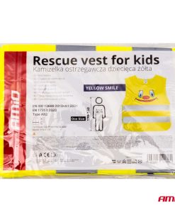 Chaleco de seguridad amarillo para ninos posee certificado AMIO-01737 9 Chaleco de seguridad amarillo para ninos posee certificado AMIO-01737