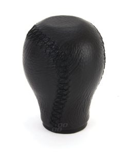 Pomo cambio de marchas de cuero estandard hilos negros