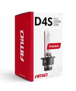 Bombilla xenón tipo D4S 4300K AMiO PREMIUM