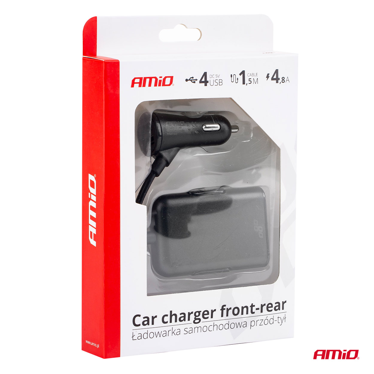 Cargador para móvil frontal + extensión 4 USB 5 Cargador para móvil frontal + extensión 4 USB