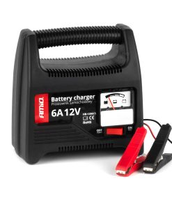Cargador para batería con indicador (fusíble) 6A, 12V AMiO SBC-6A