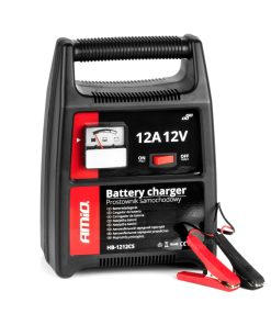 Cargador para batería con indicador (fusíble) 12A, 12V AMiO SBC-12A