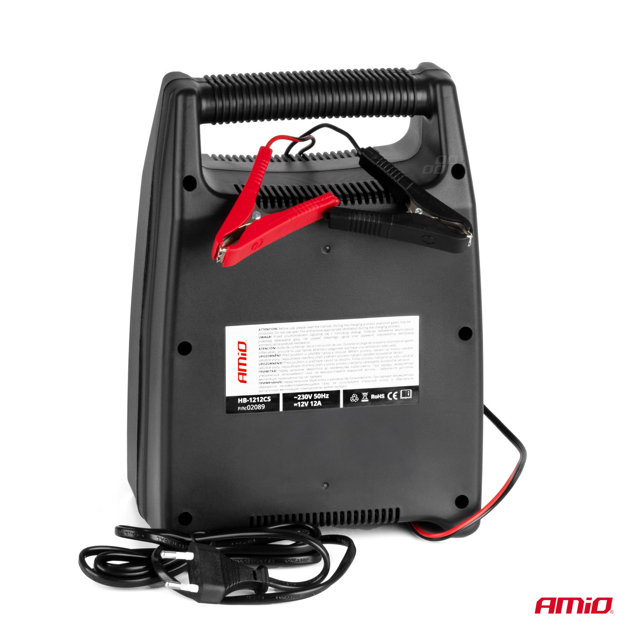 Cargador para batería con indicador (fusíble) 12A, 12V AMiO SBC-12A 2 Cargador para batería con indicador (fusíble) 12A, 12V AMiO SBC-12A