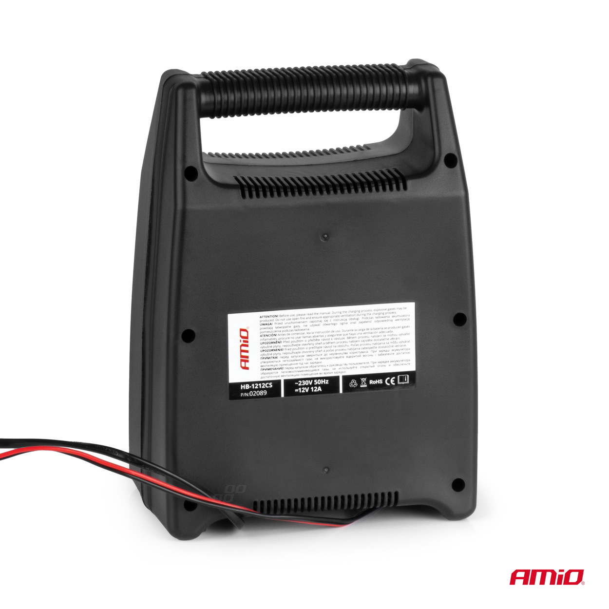 Cargador para batería con indicador (fusíble) 12A, 12V AMiO SBC-12A 4 Cargador para batería con indicador (fusíble) 12A, 12V AMiO SBC-12A