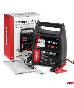 Cargador para batería con indicador (fusíble) 12A, 12V AMiO SBC-12A 12 Cargador para batería con indicador (fusíble) 12A, 12V AMiO SBC-12A