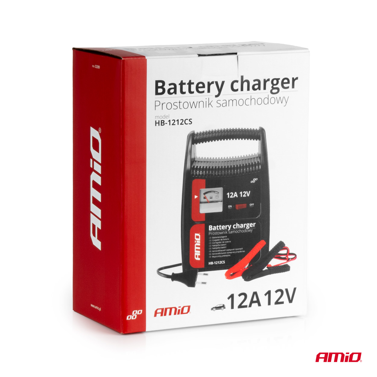 Cargador para batería con indicador (fusíble) 12A, 12V AMiO SBC-12A 7 Cargador para batería con indicador (fusíble) 12A, 12V AMiO SBC-12A