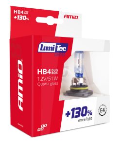 Kit halógenos LumiTec LIMITED +130% HB4 12V 51W DUO BOX 13 Kit halógenos LumiTec LIMITED +130% HB4 12V 51W DUO BOX