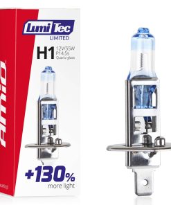 Bombilla halógena H1 12V 55W LumiTec LIMITED +130%
