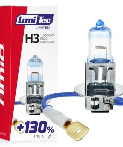 Bombilla halógena H3 12V 55W LumiTec LIMITED +130%