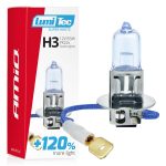 Bombilla halógena H3 12V 55W LumiTec SuperWhite +120%