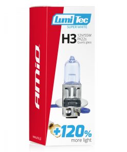 Bombilla halógena H3 12V 55W LumiTec SuperWhite +120% 5 Bombilla halógena H3 12V 55W LumiTec SuperWhite +120%