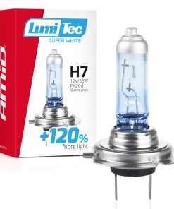 Bombilla halógena H7 12V 55W LumiTec SuperWhite +120%
