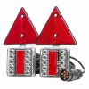 Kit magnético de piloto trasero LED con triángulo catadriópico para remolques TLS02 15 Kit magnético de piloto trasero LED con triángulo catadriópico para remolques TLS02