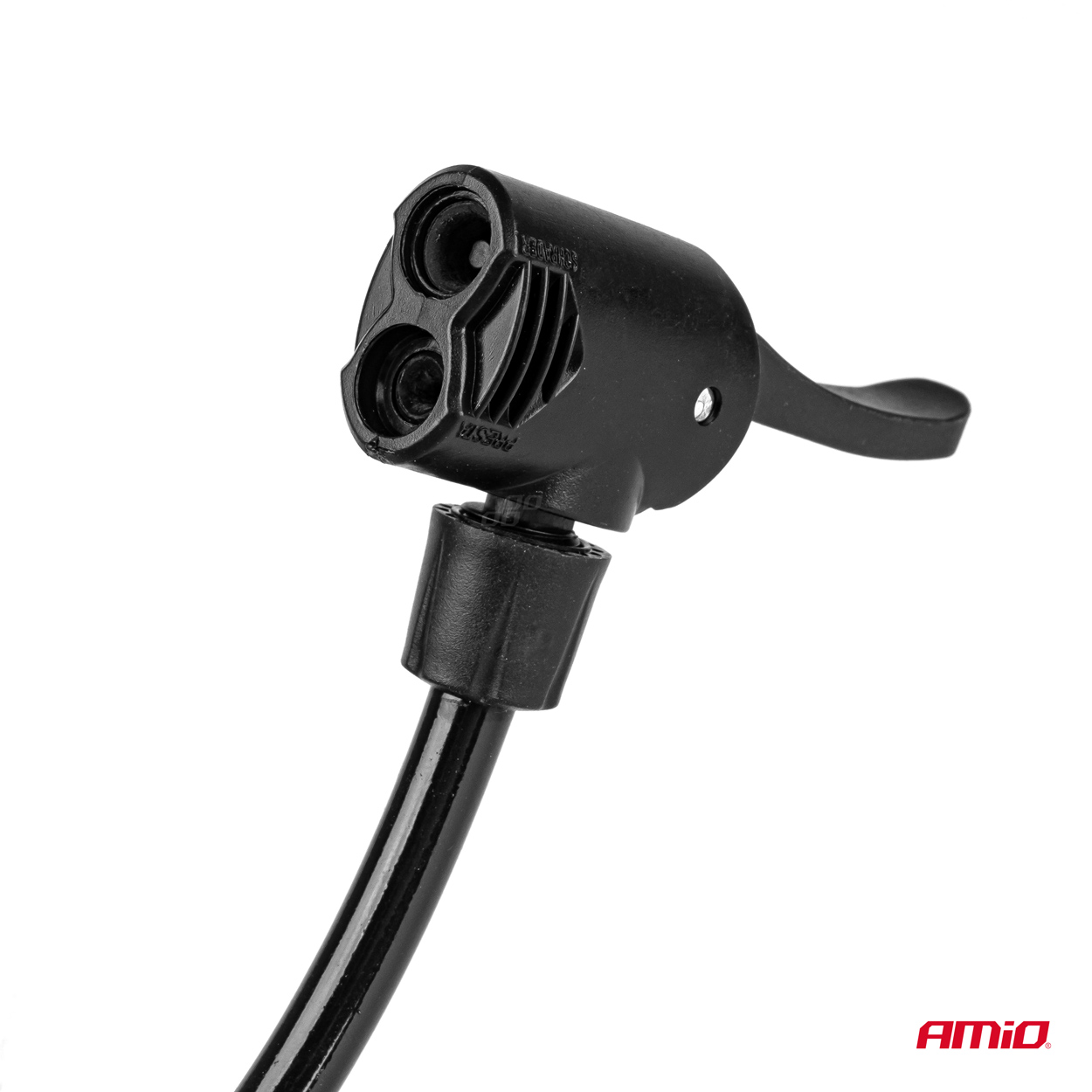 Bomba de aire manual metálica con manómetro PU02 4 Bomba de aire manual metálica con manómetro PU02