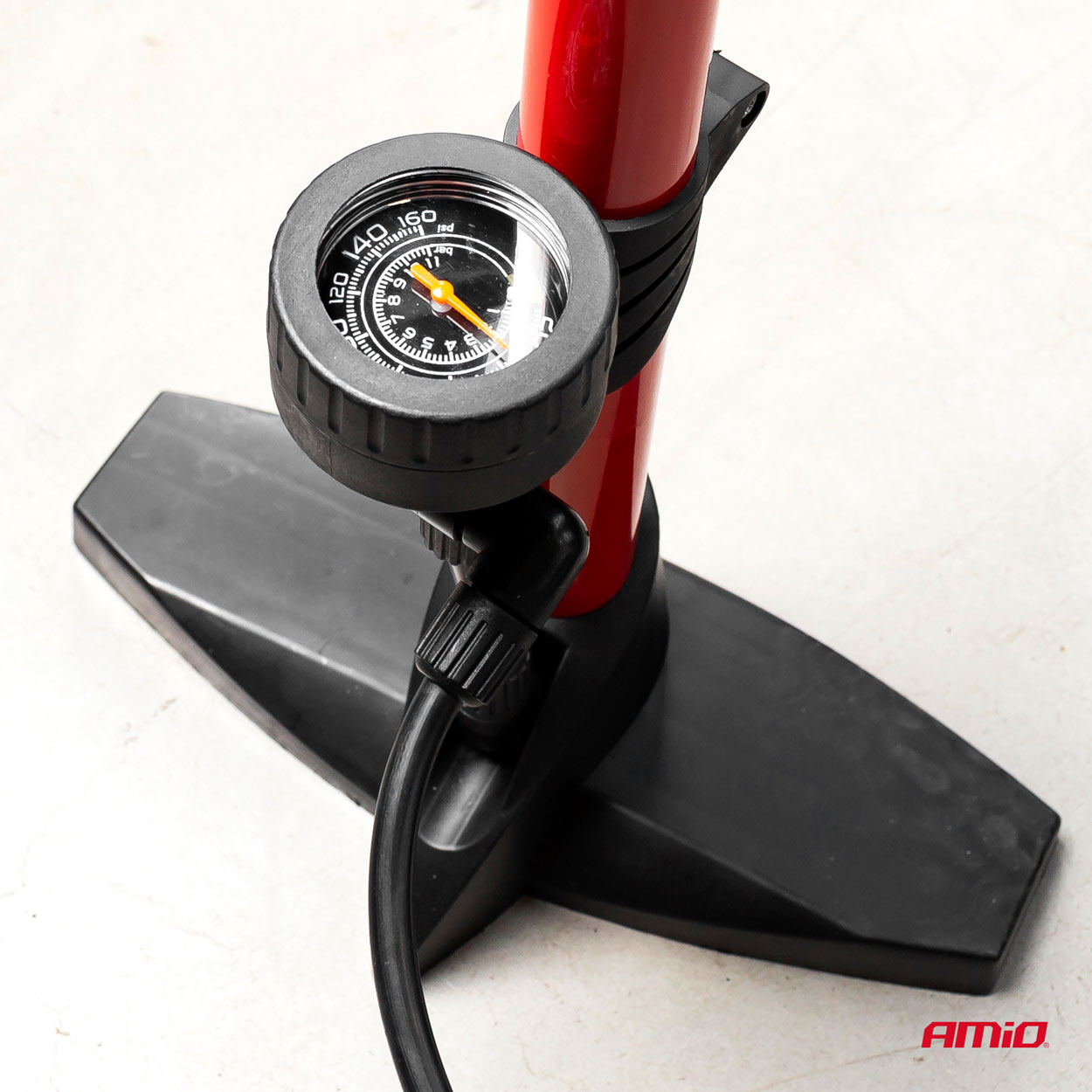 Bomba de aire manual metálica con manómetro PU02 9 Bomba de aire manual metálica con manómetro PU02