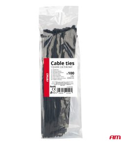 Brida plástica para cables 4,8x300mm - 100 unid.