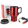 Calentador de bebidas 450ml, color rojo, 12V