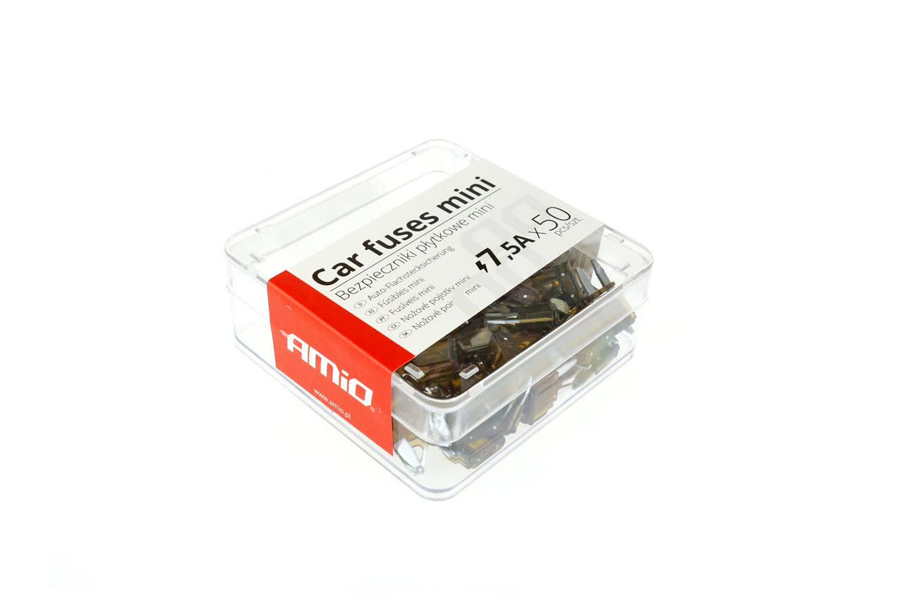 Fusibles MINI caja 50 unids 7,5A 1 Fusibles MINI caja 50 unids 7,5A