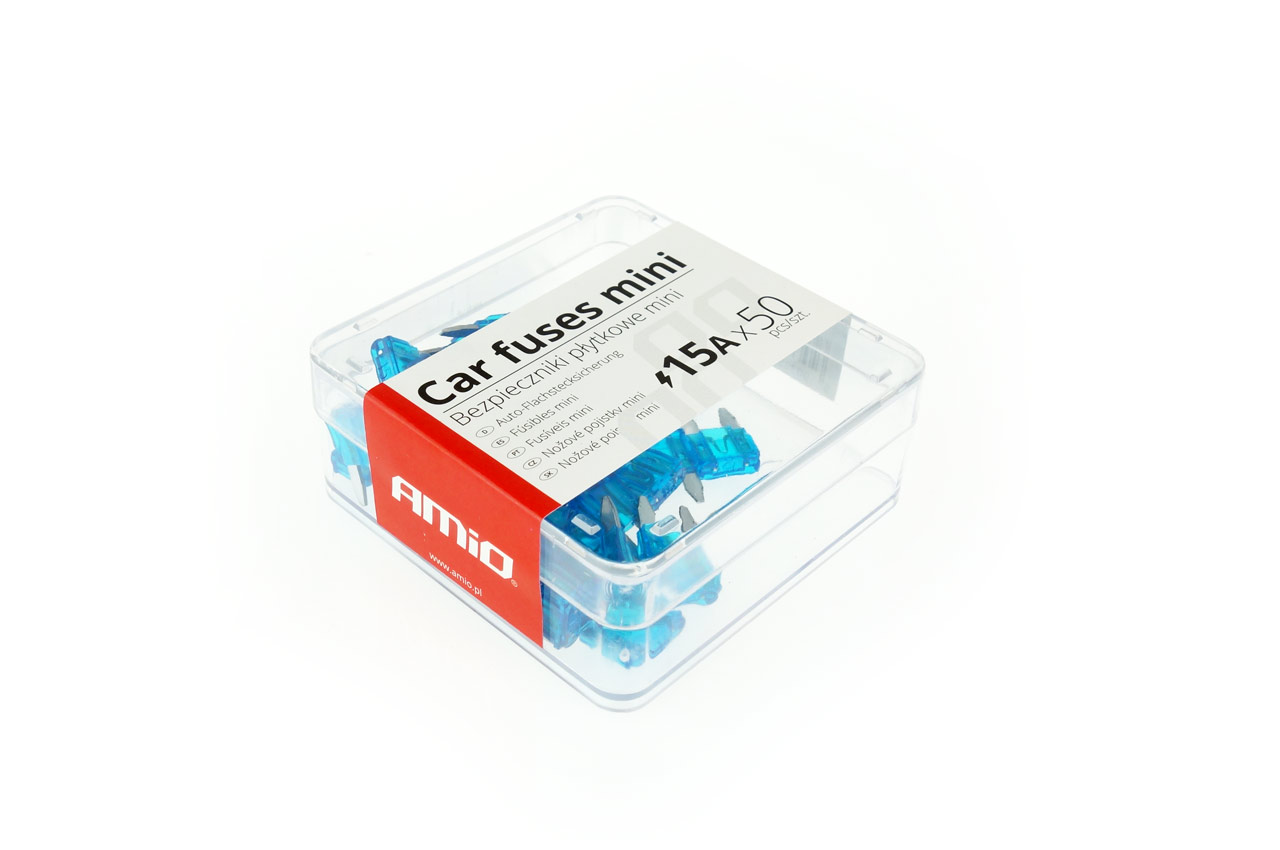 Fusibles MINI caja 50 unids 15A 1 Fusibles MINI caja 50 unids 15A