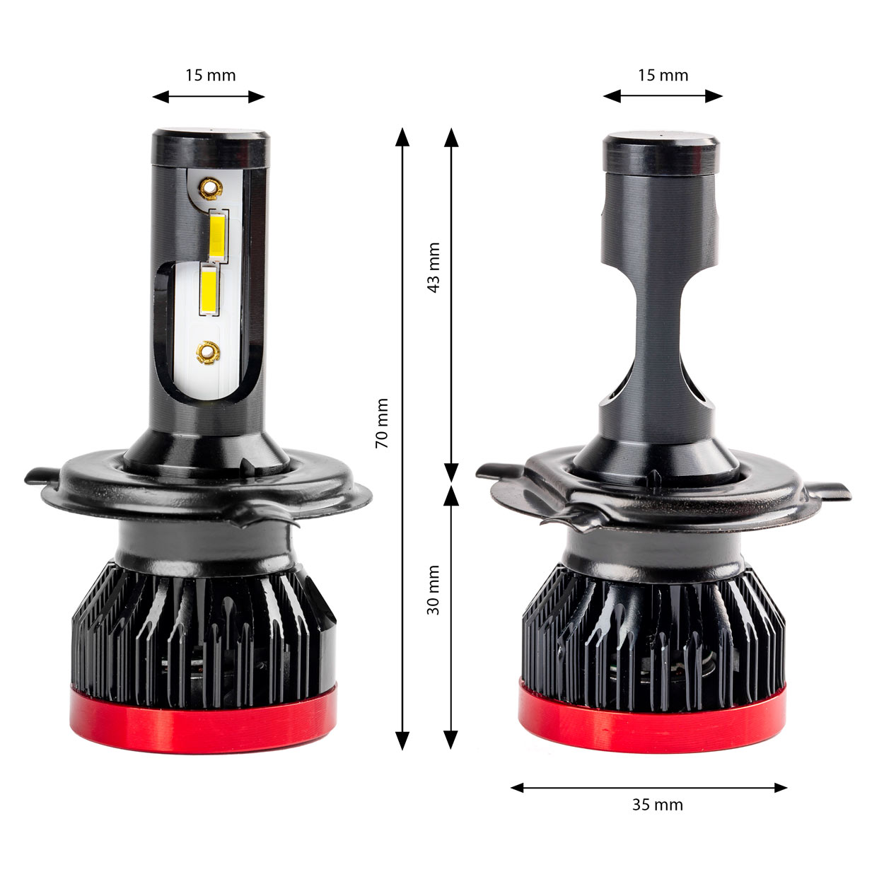 Bombilla Luz de Cruce LED Headlamp H4/H19 BF Series AMiO 5 Bombilla Luz de Cruce LED Headlamp H4/H19 BF Series AMiO