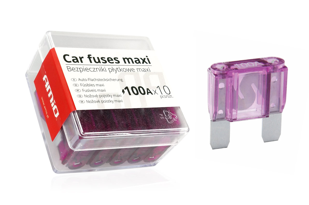 Fusibles MAXI caja 10 unids 100A 1 Fusibles MAXI caja 10 unids 100A
