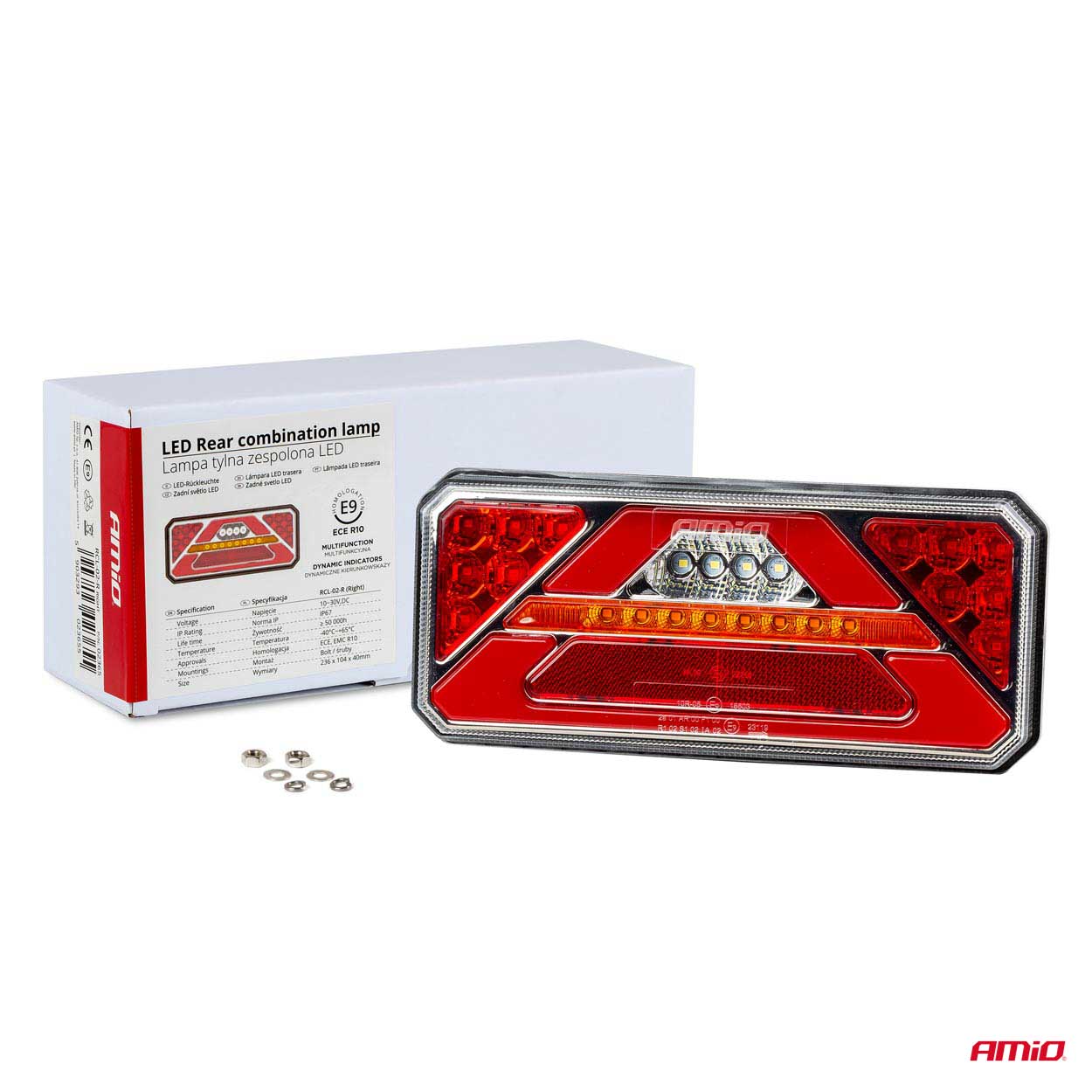 Piloto multifuncional LED DINAMICO trasero DERECHO RCL-02-R 11 Piloto multifuncional LED DINAMICO trasero DERECHO RCL-02-R