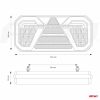 Piloto multifuncional LED DINAMICO trasero IZQUIERDO RCL-04-L