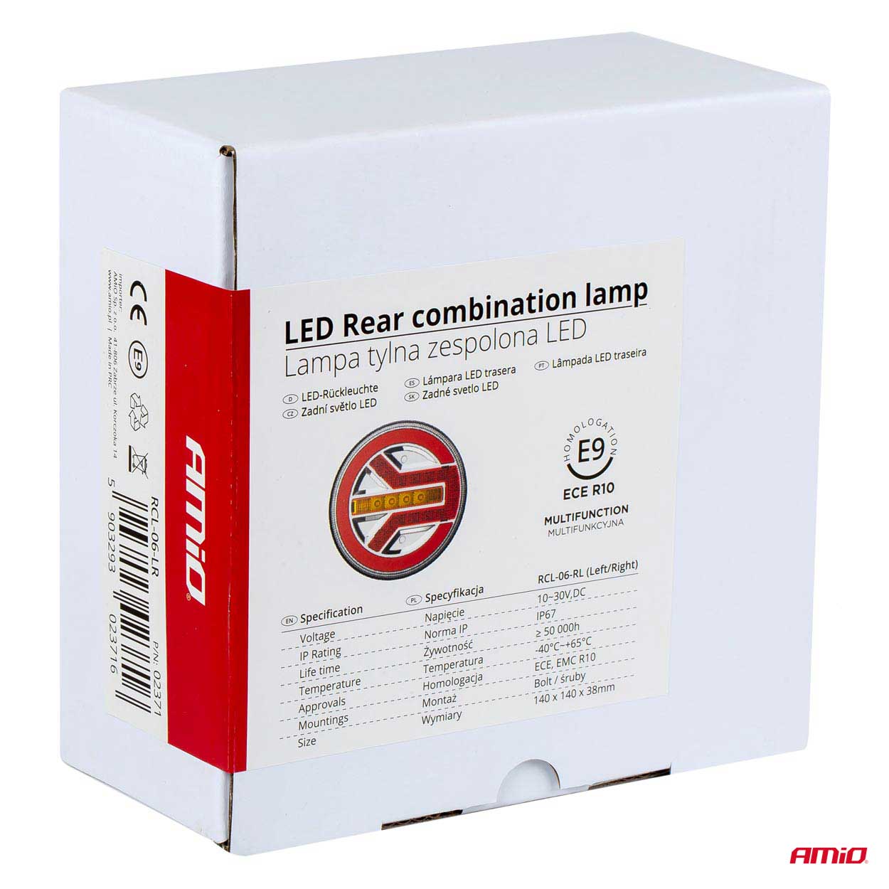 Piloto multifuncional LED trasero IZQUIERDO/DERECHO RCL-06-LR 10 Piloto multifuncional LED trasero IZQUIERDO/DERECHO RCL-06-LR