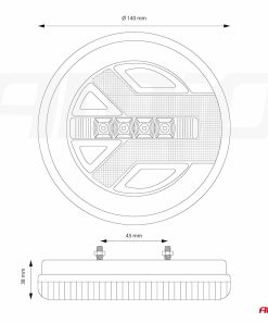 Piloto multifuncional LED trasero IZQUIERDO/DERECHO RCL-06-LR 23 Piloto multifuncional LED trasero IZQUIERDO/DERECHO RCL-06-LR