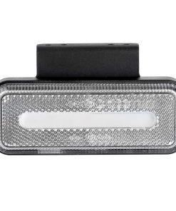 Piloto LED lateral catadriópico, rectangulat luz blanca con portalámparas universal- OM-02-W 11 Piloto LED lateral catadriópico, rectangulat luz blanca con portalámparas universal- OM-02-W