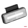 Piloto LED lateral catadriópico, rectangulat luz blanca con portalámparas universal- OM-02-W