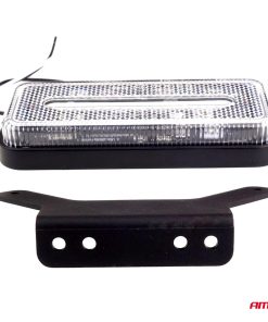 Piloto LED lateral catadriópico, rectangulat luz blanca con portalámparas universal- OM-02-W 8 Piloto LED lateral catadriópico, rectangulat luz blanca con portalámparas universal- OM-02-W
