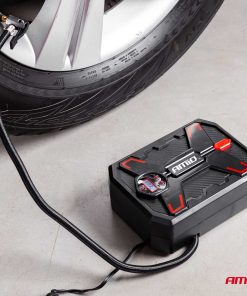 Compresor de aire con manómetro digita y literna LED 12V Acomp-11