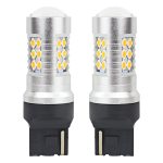 LED CANBUS 3030 24SMD T20 7440 WY21W Amber 12V/24V