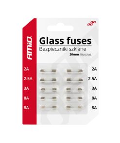 Fusibles de Cristal mini (20mm) 10 unid