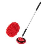 Cepillo telescópico para Lavado de coche con conector de agua 98-168cm AMIO-02397