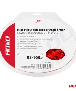 Cepillo telescópico para Lavado de coche con conector de agua 98-168cm AMIO-02397
