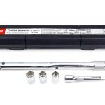Llave dinamométrica torque (apriete) con copas 17/19/21 mm 40-210 Nm AMiO-02407