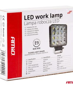 Lámpara de Trabajo AWL10 16LED FLOOD 9-36V 20 Lámpara de Trabajo AWL10 16LED FLOOD 9-36V