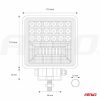 Lámpara de Trabajo AWL12 42 LED COMBO (2 funkcje) 9-36V