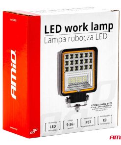 Lámpara de Trabajo AWL12 42 LED COMBO (2 funkcje) 9-36V