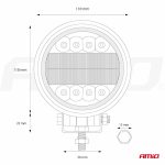 Lámpara de Trabajo  42LED COMBO (2 Funciones)- AWL14