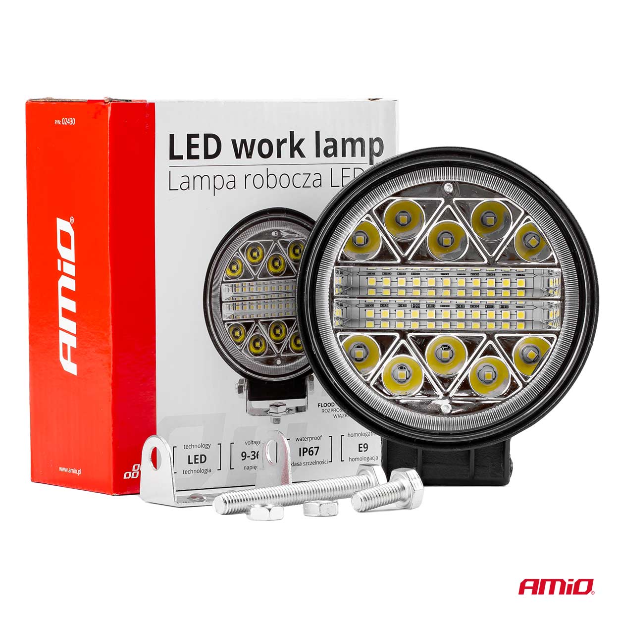 Lámpara de Trabajo AWL16 26LED COMBO 9-36V 8 Lámpara de Trabajo AWL16 26LED COMBO 9-36V