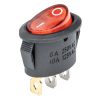 Interruptor ovalado rojo 12V o 230V (iluminado) BU01