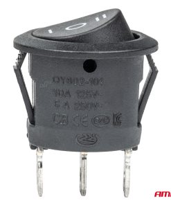 Interruptor redondo (doble) 12/230V BU03