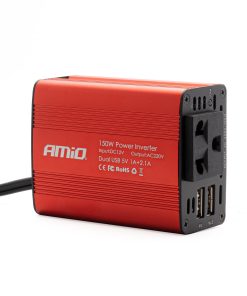 Convertidor (invertidor) AMiO 12V/230V 150W/300W 2xUSB PI01