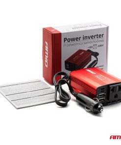 Convertidor (invertidor) AMiO 12V/230V 150W/300W 2xUSB PI01