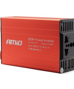 Convertidor (invertidor) AMiO 12V/220V 300W/600W 2xUSB PI03